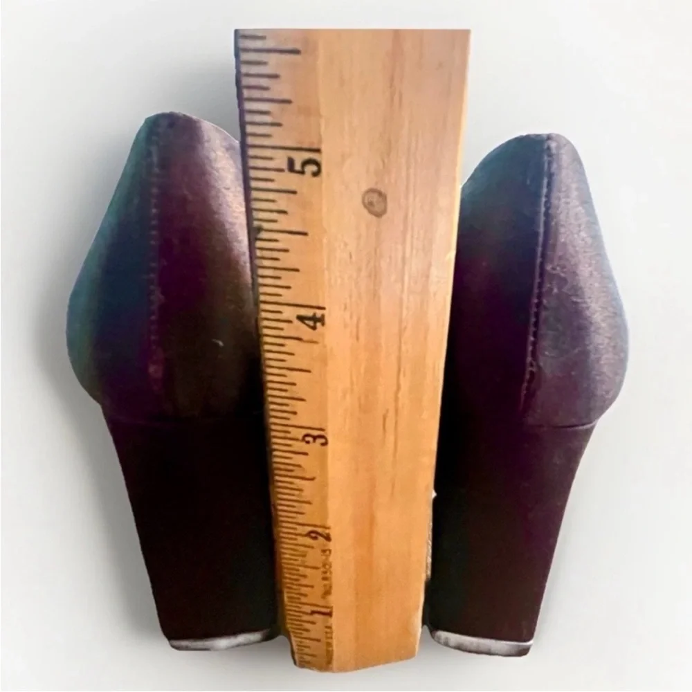 Fenaroli for Regalia Sable Brown Silk Formal Pumps - Size 8